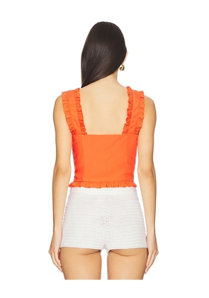 ASTR the Label Raelyn Top in Orange. Size M. Also in S, XS.