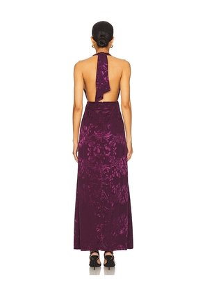 Eugenia Fernandez Mero Dress in Wine. Size S. Also in M.