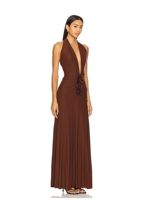 Deme by Gabriella Elida Dress in Chocolate. Size M. Also in XS, S, L, XL.