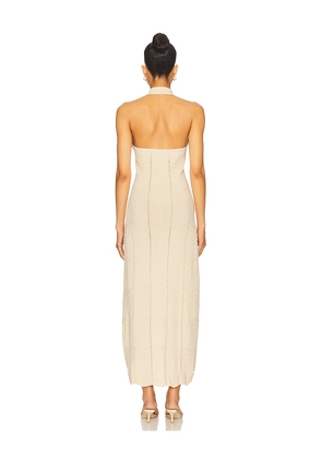 DEVON WINDSOR Val Dress in Beige. Size S. Also in M, XL.