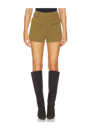 A.L.C. Oakley Short in Olive. Size 0. Also in 10, 2, 4, 6, 8.