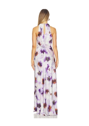 A.L.C. Skylar Gown in Purple,White. Size 0. Also in 4, 2, 6, 8, 10.