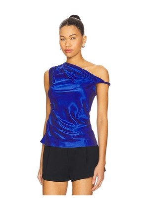 Amanda Uprichard Modesto Top in Royal. Size S. Also in M, XL, XS.