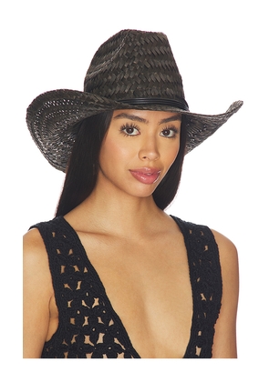 Brixton Houston Ii Straw Cowboy Hat in Black. Size L/XL. Also in S/M.