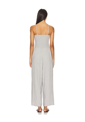 Bobi Jumpsuit in Light Grey. Size M. Also in S.
