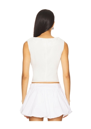 GUIZIO Paloma Lace Top in White. Size M. Also in L.