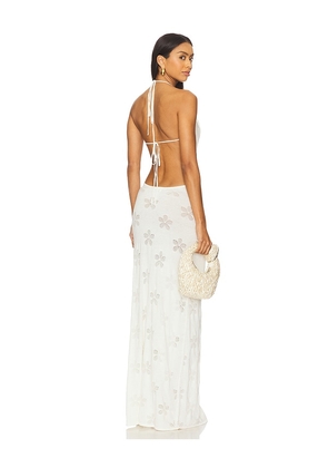 ASTA RESORT Klara Dress in White. Size M. Also in S, L, XL.