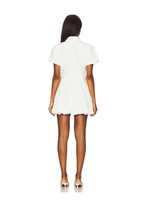 ALL THE WAYS Tyla Button Up Dress in White. Size M. Also in XXS, XS, S, L.