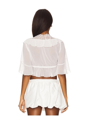 Bardot Louelle Lace Top in White. Size 12. Also in 8, 10.