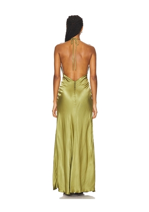 Bardot Yve Halter Dress in Sage. Size 12. Also in 4, 6.