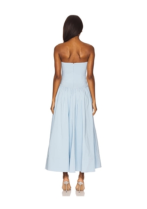 Camila Coelho Tomasia Midi Dress in Baby Blue. Size M. Also in XS.