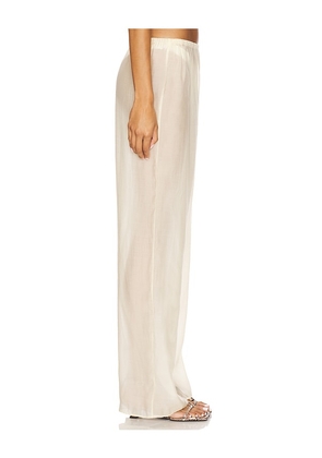 EAVES Ettore Pant in Cream. Size M. Also in L, XL.