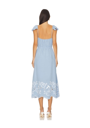 ASTR the Label Odeletta Dress in Blue. Size M. Also in XS, S.
