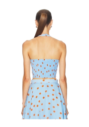 ASTR the Label Janie Top in Blue. Size M. Also in L, XL.