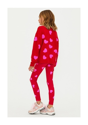 BEACH RIOT Little Peppa Legging in Red. Size 3/4. Also in 2, 5/6.