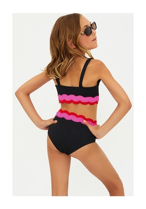 BEACH RIOT Little Marin And Harriet Set in Black. Size 3/4. Also in 2, 5/6.