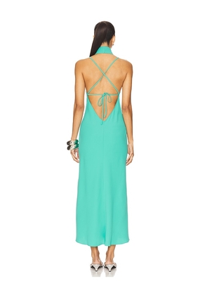 Amanda Uprichard Dupont Dress in Teal. Size M. Also in L, S, XS.