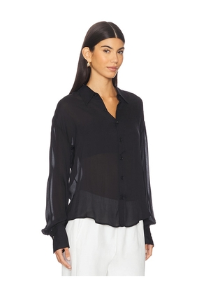 ADYELA Arc Shirt in Black. Size S. Also in M.