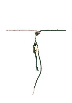 DANNIJO Abalone Necklace in Teal.