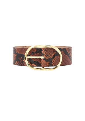 B-Low the Belt Kyra Python Belt in Cognac. Size M. Also in S, XS, L.