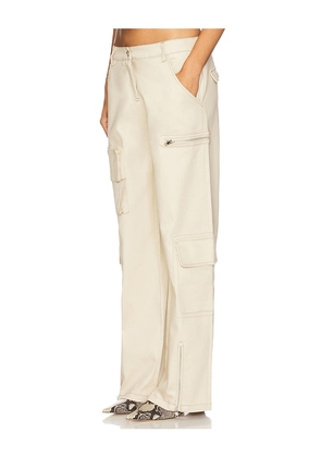 BY.DYLN Lucious Pants in Beige. Size M. Also in XS, S, XL.