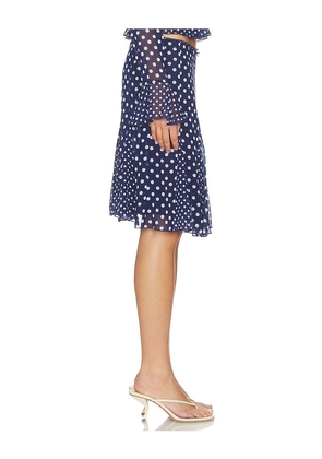GUIZIO Paloma Skirt in Navy. Size L. Also in S.