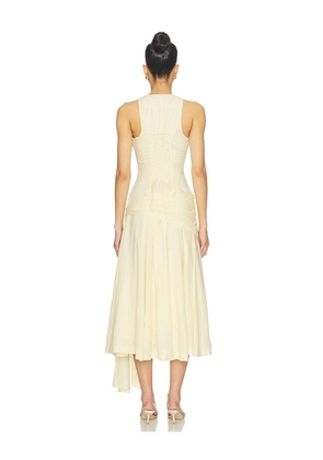 GUIZIO Victoire Dress in Yellow. Size M. Also in L, S, XS, XXS.