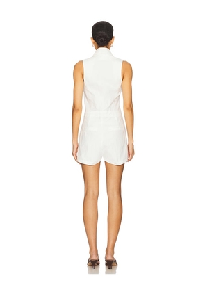 BLANKNYC Romper in White. Size M. Also in S, L.
