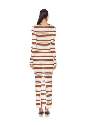 Auteur Studio Stevie Dress in Brown. Size S. Also in M, L.