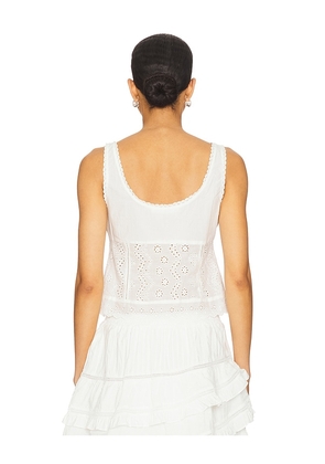 ASTR the Label Kensley Top in White. Size M. Also in L, S, XL.
