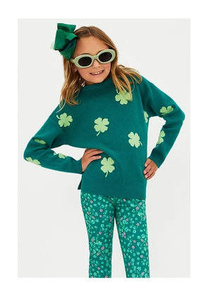 BEACH RIOT Little Callie Sweater in Green. Size 2. Also in 3/4, 5/6.