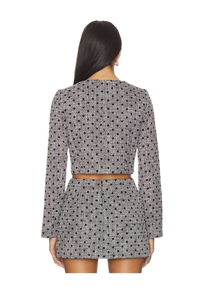 Amanda Uprichard Puzzle Jacket in Grey. Size M. Also in L, S, XL, XS.
