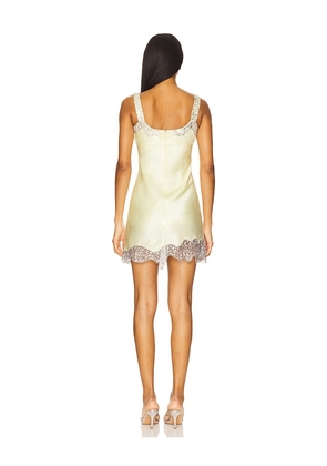 ASTA RESORT Nikolina Mini Dress in Yellow. Size L. Also in M, XL.