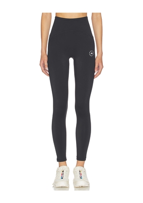 adidas by Stella McCartney Studio Ruched Legging in Black. Size L. Also in M, S, XL/1X, XS.