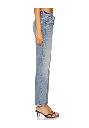EB Denim Low Rise Straight in Blue. Size 24. Also in 23, 26, 27, 28, 29, 30, 31.