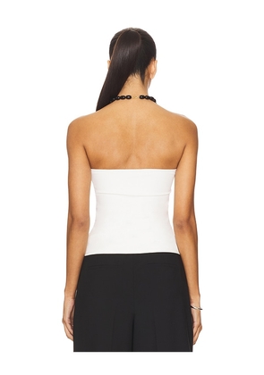 EAVES Bo Tube Top in White. Size M. Also in L, XL, XS.
