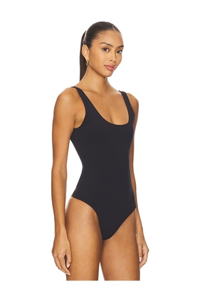 EAVES Nera Bodysuit in Black. Size M. Also in XXS, XS, L, XL.