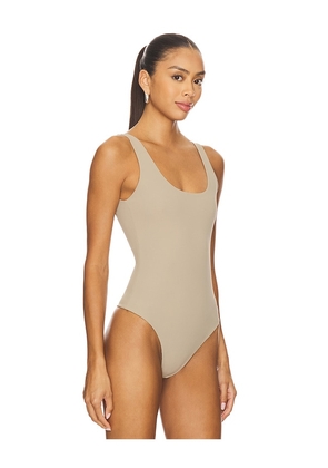 EAVES Nera Bodysuit in Brown. Size M. Also in L, XL, XS, XXS.