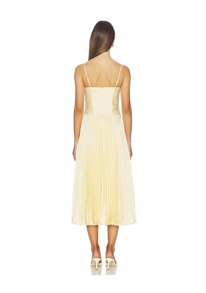 ASTR the Label Shionagh Dress in Lemon. Size L. Also in M, S.