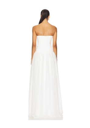 ELLIATT Solange Gown in Ivory. Size M. Also in S, L, XL.