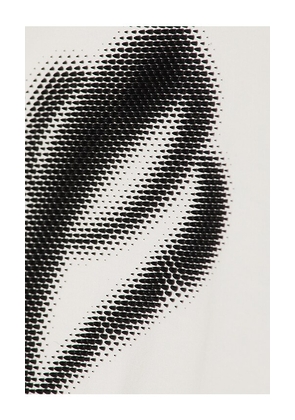 Etai LA 3D Print Dot Brust E Tee in White. Size M. Also in S, L.