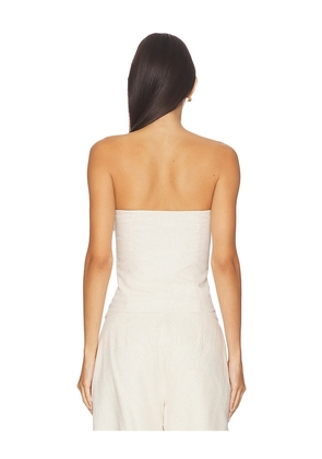 ALL THE WAYS Hayden Top in Neutral. Size M. Also in S, XL.