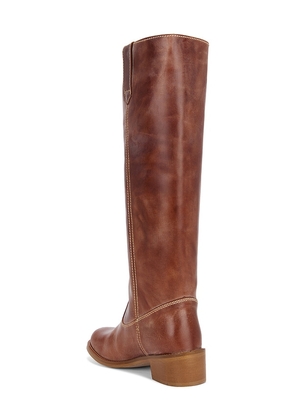 Dico Copenhagen Ann Gaucho Boot in Cognac. Size 37. Also in 36.