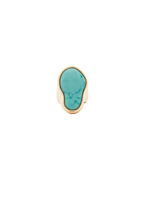 Ettika Hidden Gem Statement Ring in Metallic Gold. Size 5. Also in 6, 7, 8.