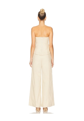 ET OCHS Jordan Corset Bustier Jumpsuit in Nude. Size 2. Also in 4.