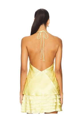 Bardot Yve Halter Neck Cami in Yellow. Size 12. Also in 10.