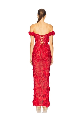 Bronx and Banco Jasmine Maxi Dress in Red. Size M. Also in XS, S.