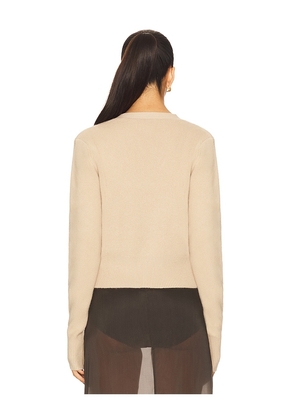 GUIZIO x REVOLVE Camelie Cardigan in Taupe. Size M. Also in XS, S, L, XL.