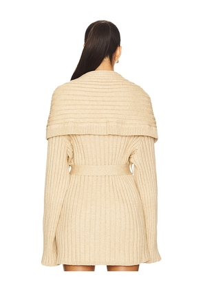 GUIZIO x REVOLVE Tullia Slouchy Cardigan in Beige. Size S/M. Also in L/XL, XXS/XS.