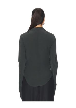 EAVES Saeunn Blouse in Grey. Size M. Also in XS, S, L.